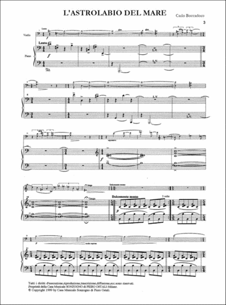 L'astrolabio del mare Piano Accompaniment scores gallery preview page 2