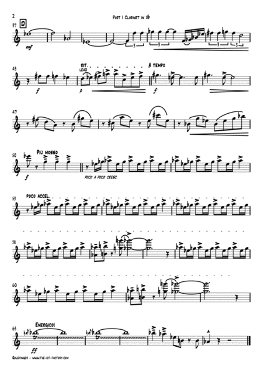 Goldfinger Woodwind Ensemble scores gallery preview page 6