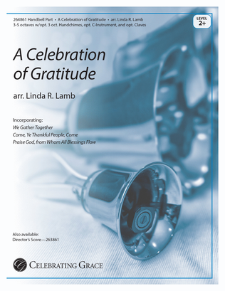 A Celebration of Gratitude Handbell Part (Print)