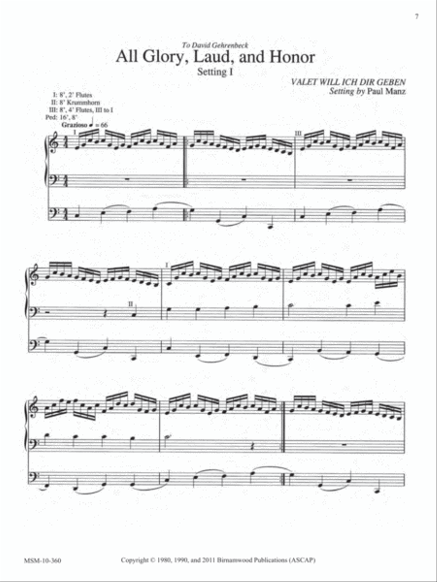 Ten Chorale Improvisations, Set 10 Organ scores gallery preview page 4
