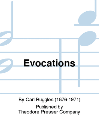 Book cover for Evocations