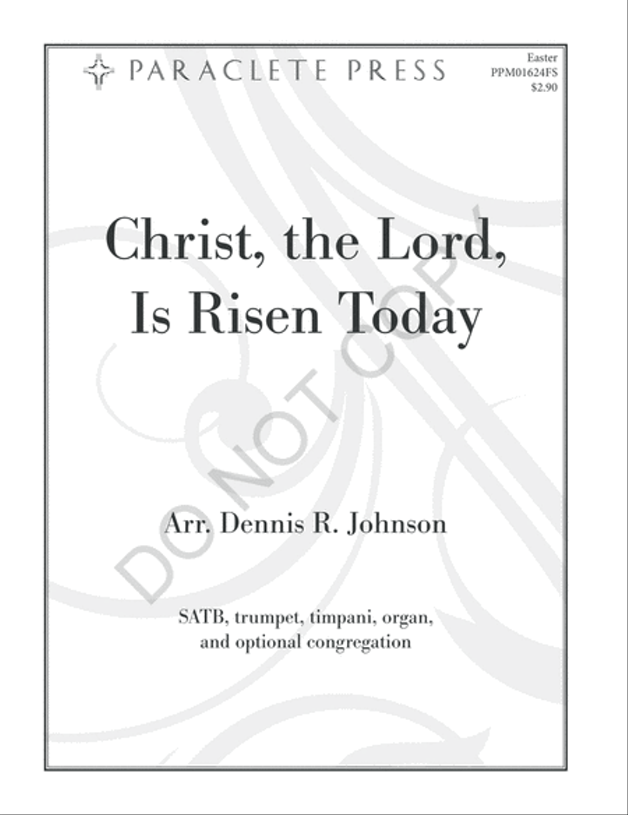 Christ, the Lord, Is Risen Today 4-Part scores gallery preview page 18