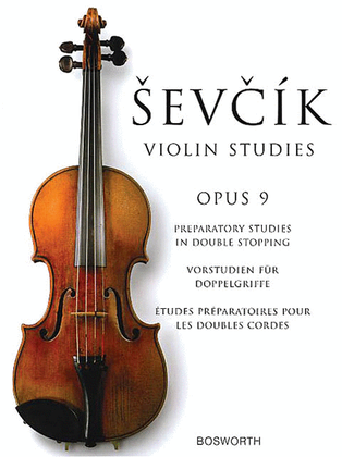 Book cover for Sevcik Violin Studies – Opus 9