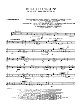 Book cover for Duke Ellington: 2nd B-flat Trumpet