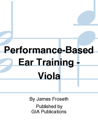 Performance-Based Ear Training - Viola