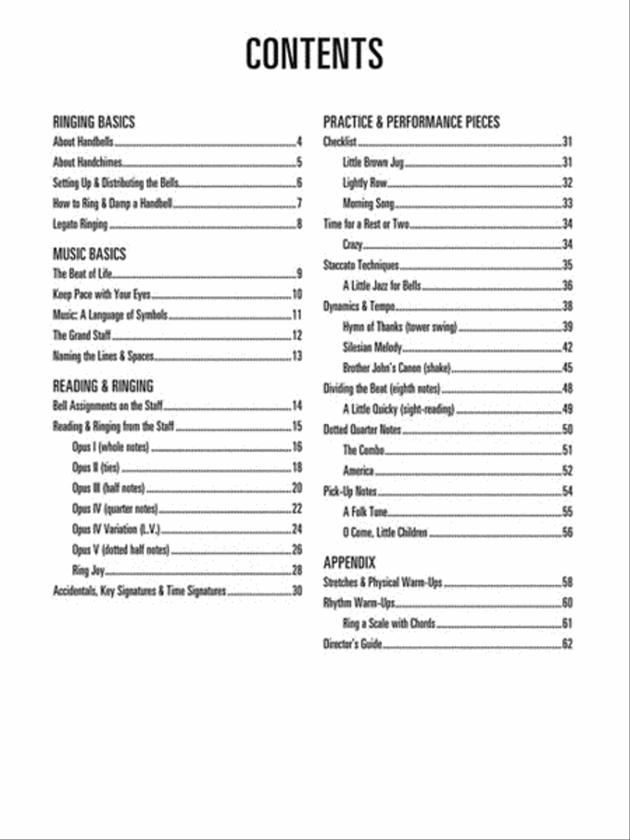 The Hal Leonard Handbell Method Handbell Choir scores gallery preview page 4