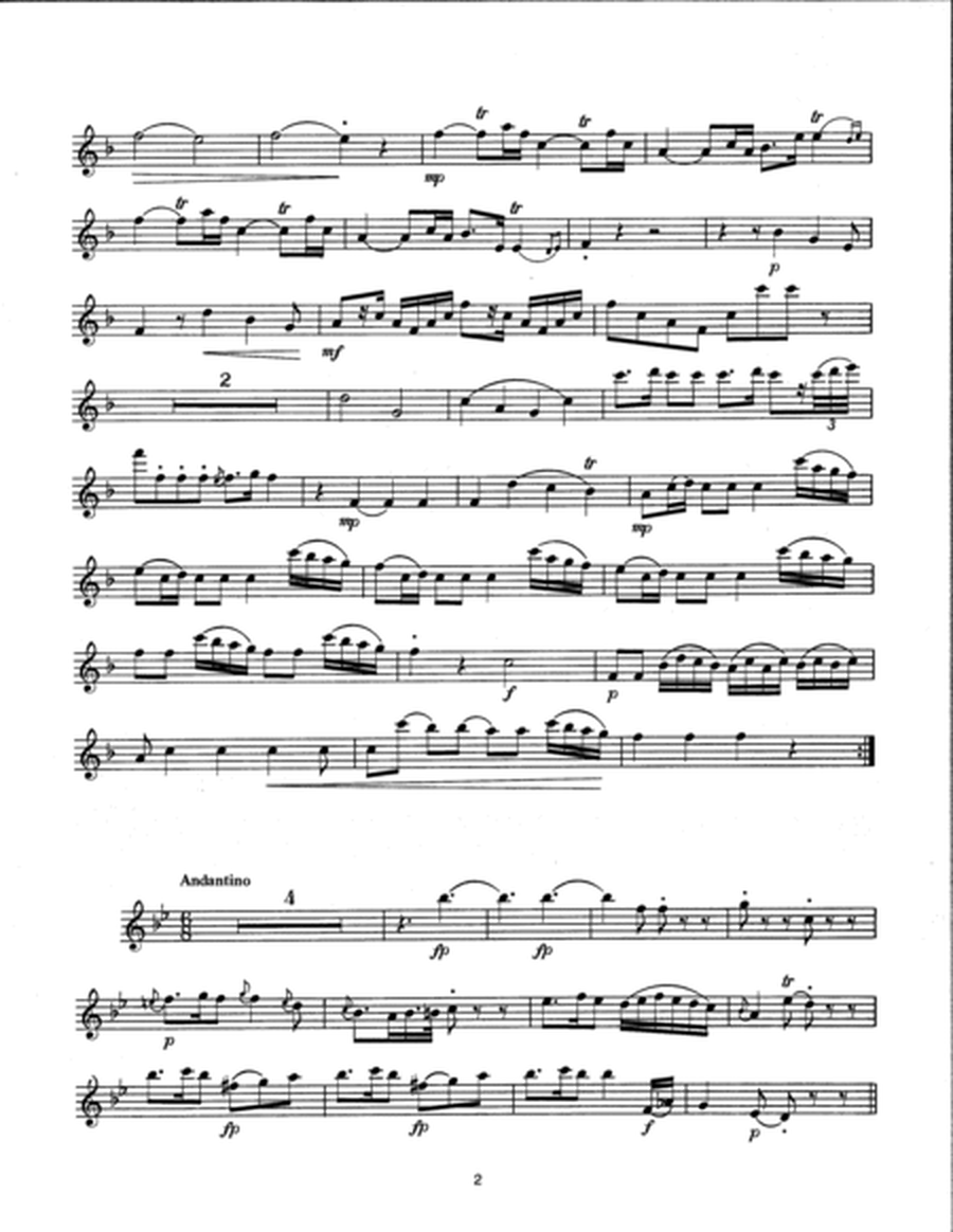 Sonata No. 3 for Harp and Flute (or Violin)