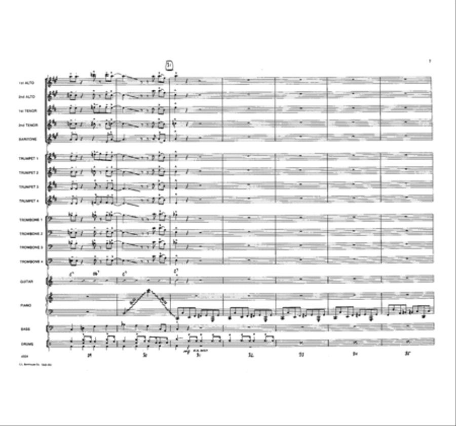 Piano Power Jazz Ensemble scores gallery preview page 6