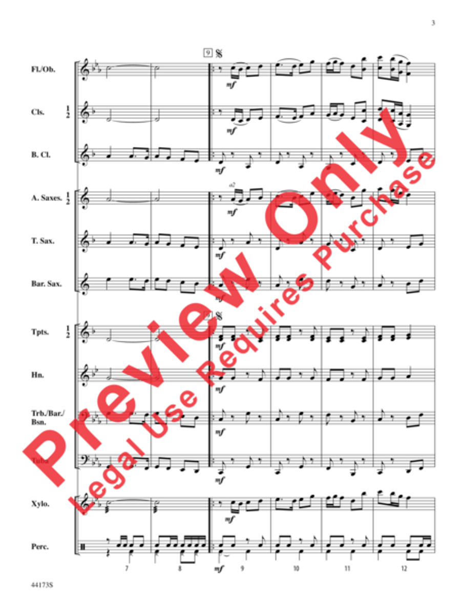 Cape Breton March Cape Breton March Concert Band scores gallery preview page 16