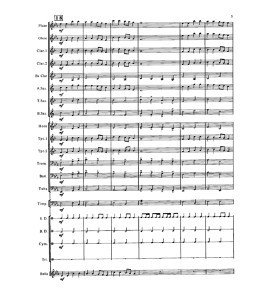 March Primo Concert Band scores gallery preview page 5