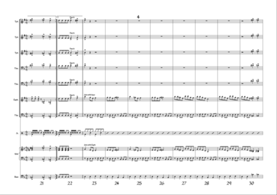 Baggy Trousers Brass Ensemble scores gallery preview page 4