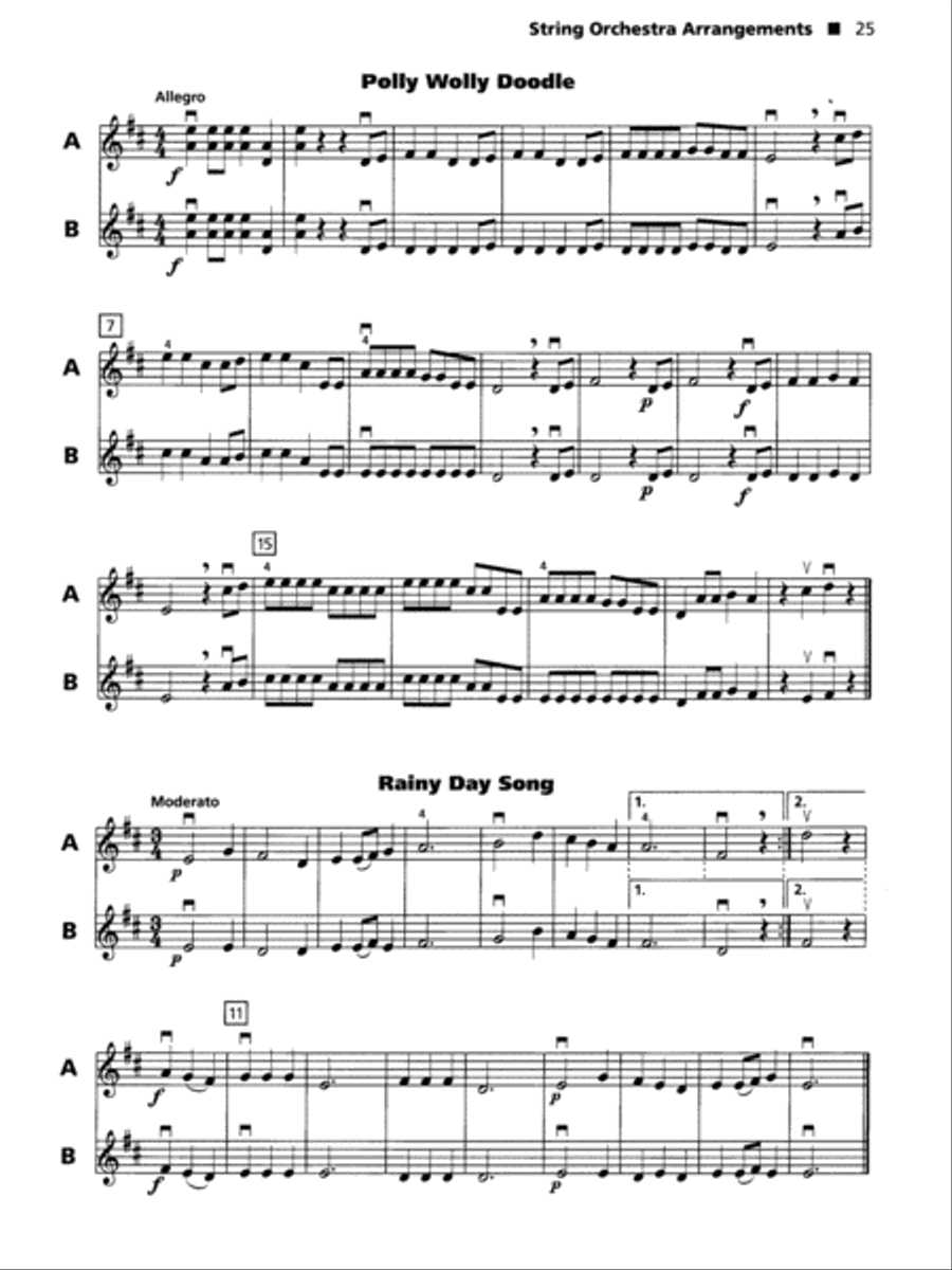 Strictly Strings, Book 1 Chamber Orchestra scores gallery preview page 2