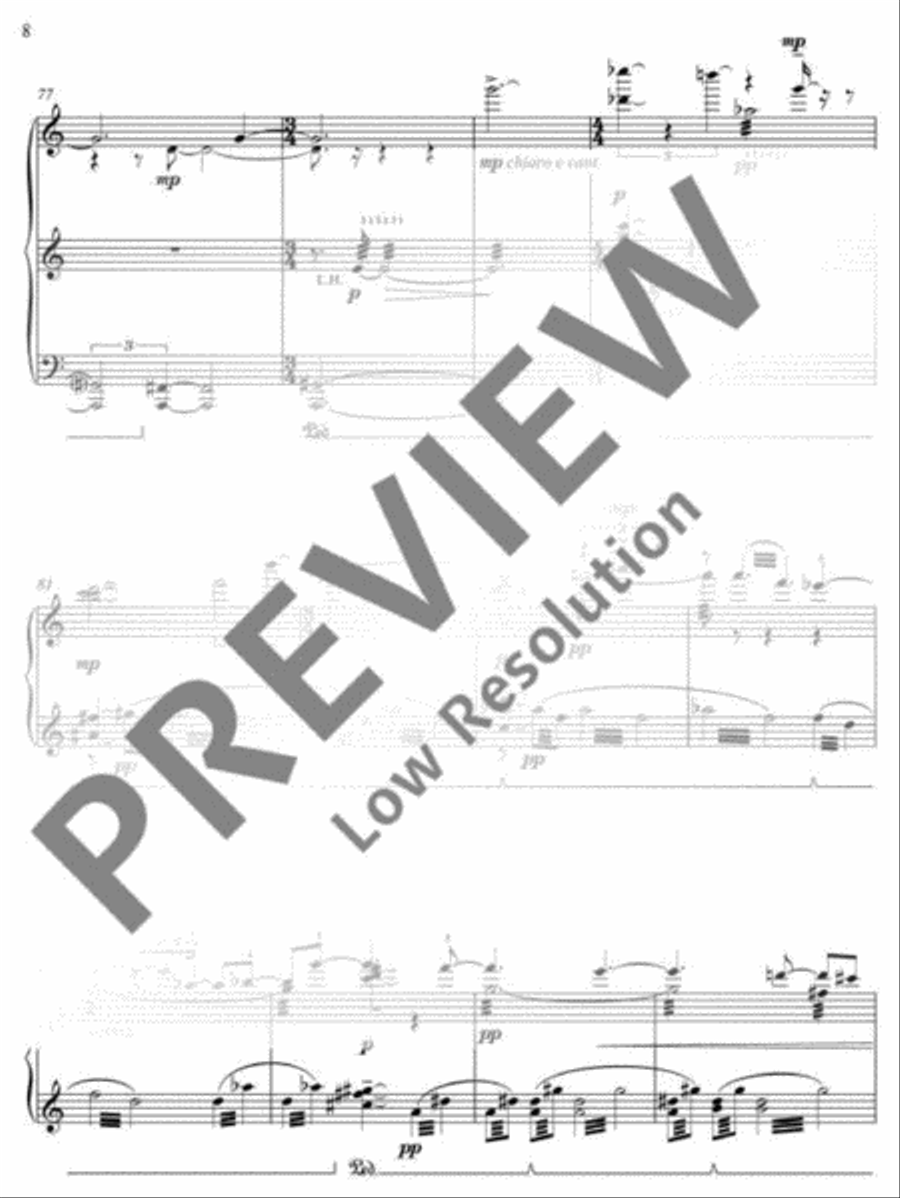 Notte Oscura Piano Solo scores gallery preview page 11