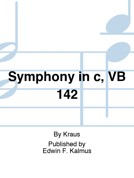 Symphony in c, VB 142