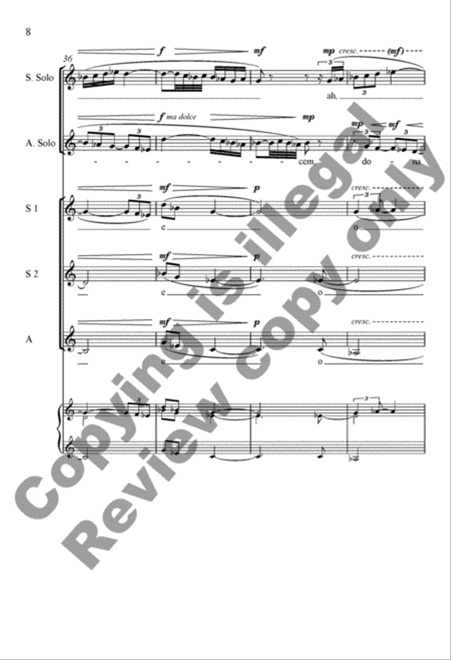 Dona nobis pacem SSA scores gallery preview page 27