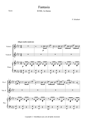 Fantasia f minor D.940 1st Theme
