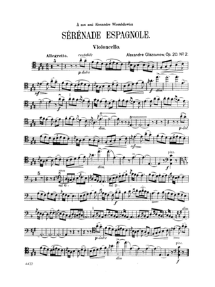 Book cover for Glazunov: Serenade Espagnole, Op. 20, No. 2