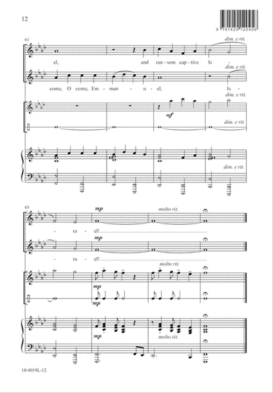 Prophets Knew Unison Choir scores gallery preview page 12