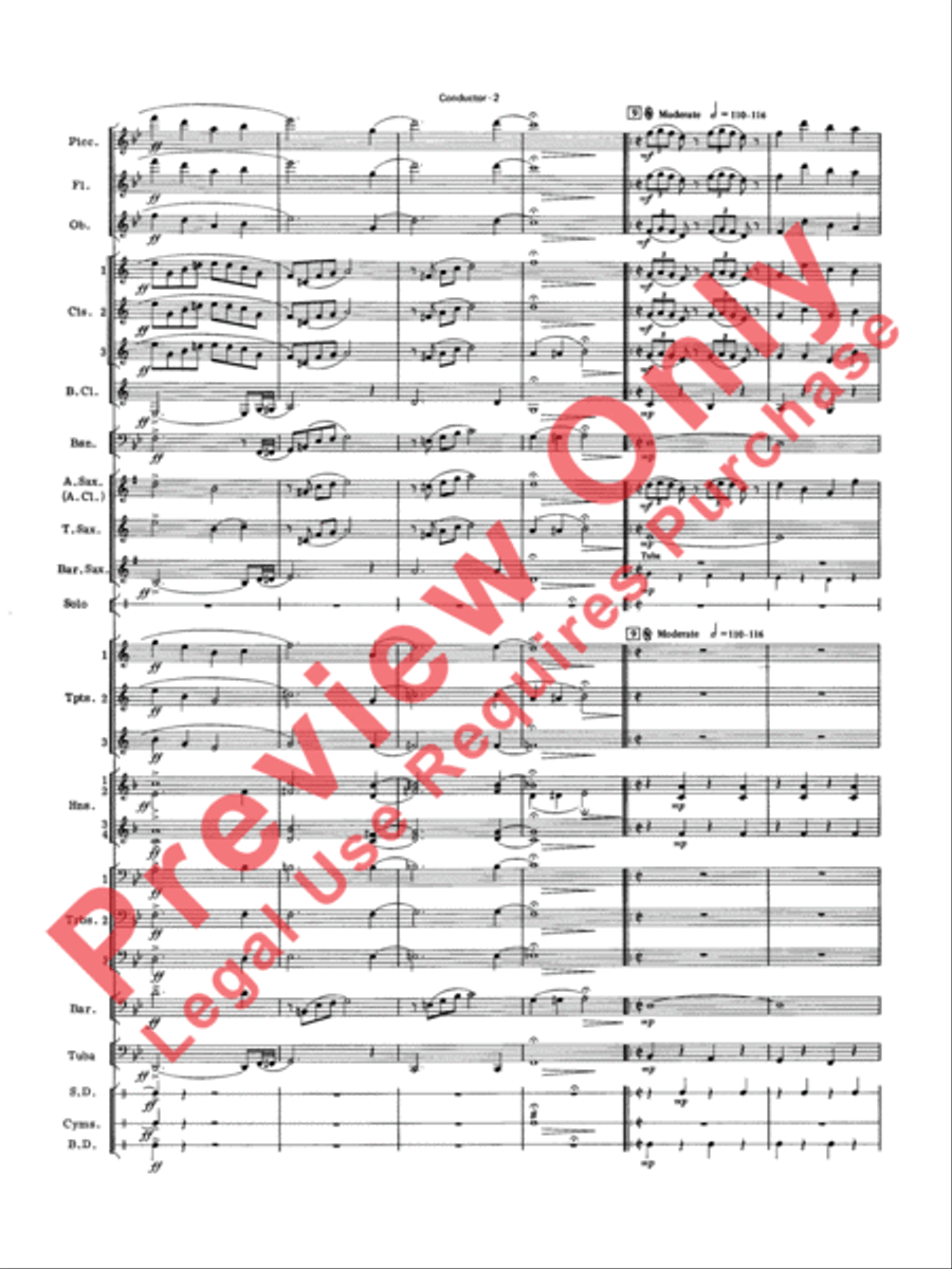 The Homeowners Guide to Making Music Concert Band scores gallery preview page 5