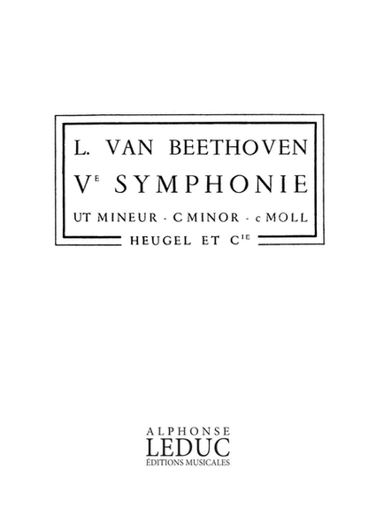 Symphonie N05 Op67 Ut Mineur