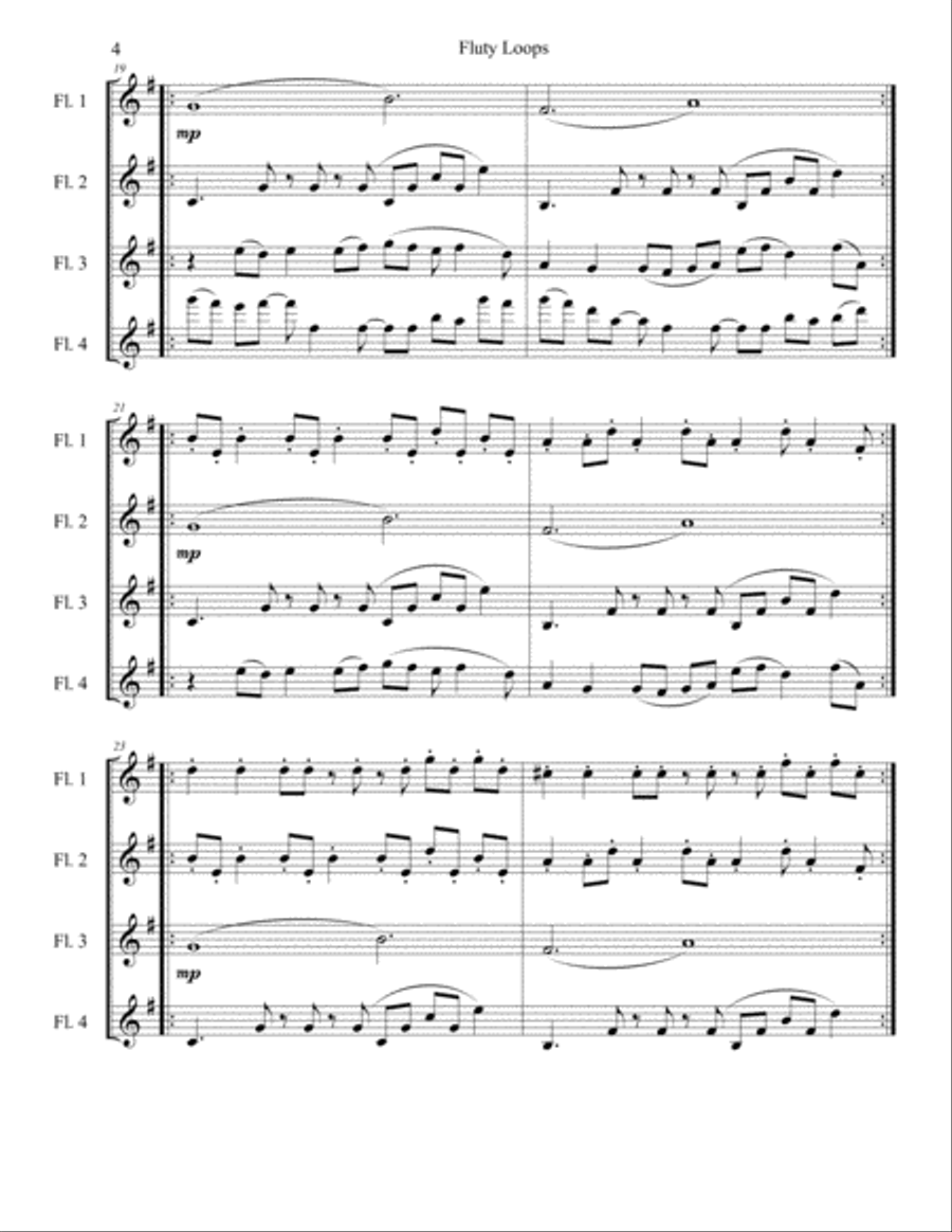 Fluty Loops Small Ensemble scores gallery preview page 6