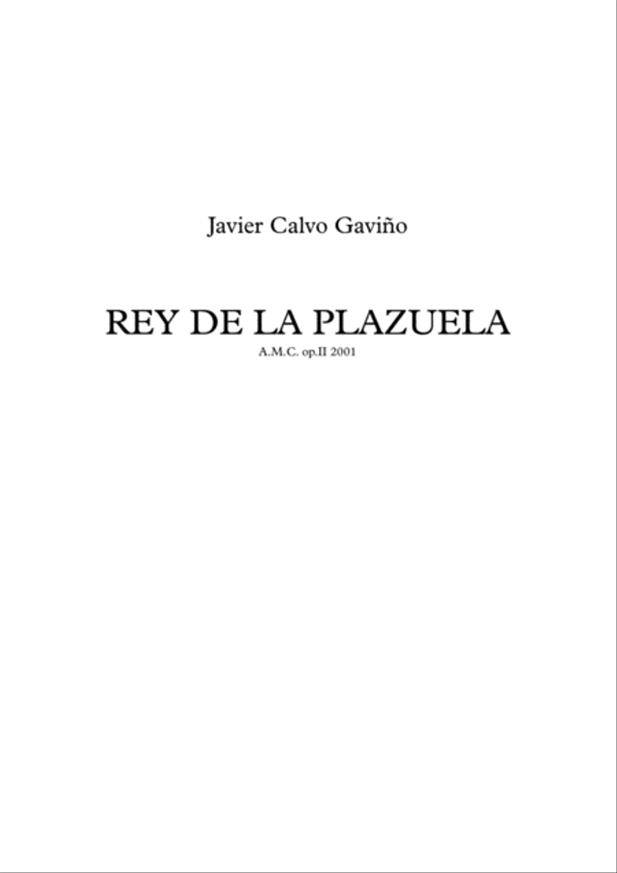Rey de la Plazuela Rey de la Plazuela Brass Ensemble scores gallery preview page 1