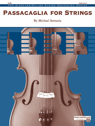 Book cover for Passacaglia for Strings