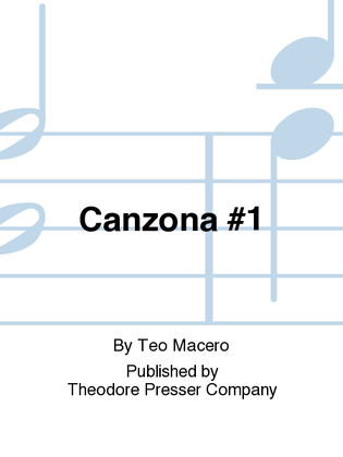 Canzona No. 1