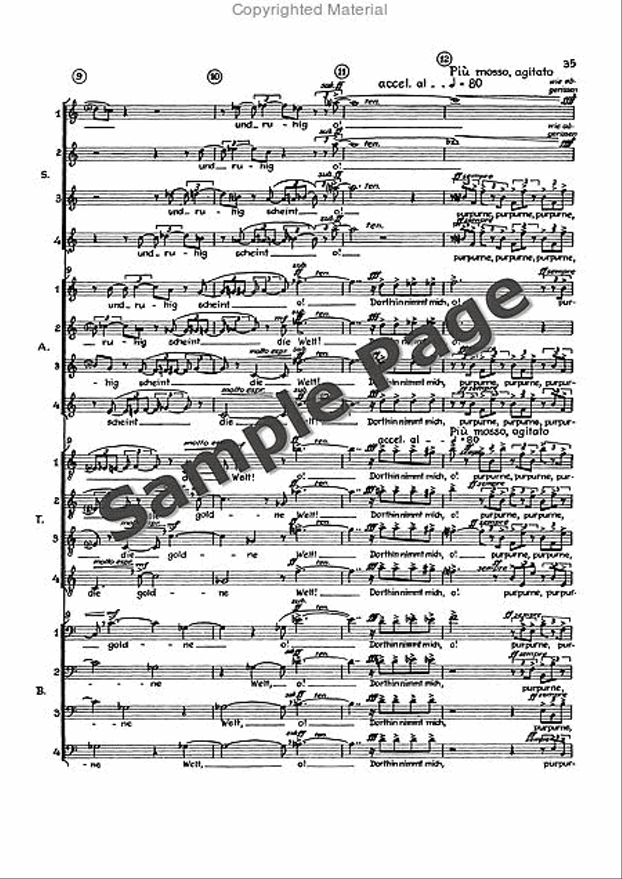 3 Phantasien 4-Part scores gallery preview page 36