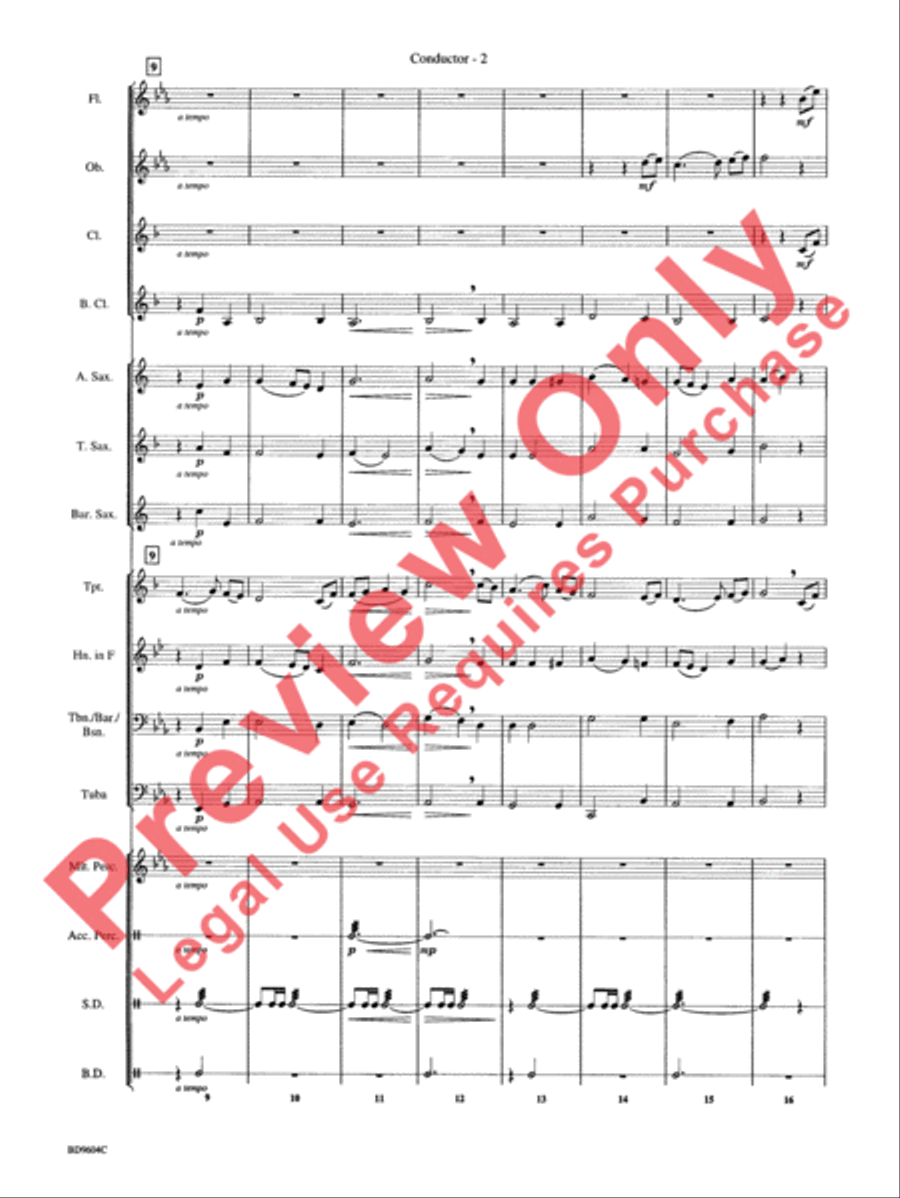 Canticle Concert Band scores gallery preview page 5