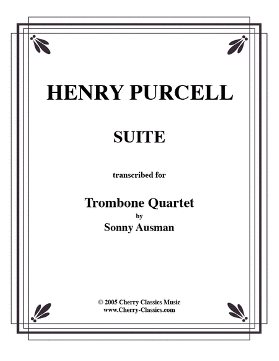 Suite in 6 Movements for Trombone Quartet Trombone Quartet scores gallery preview page 1