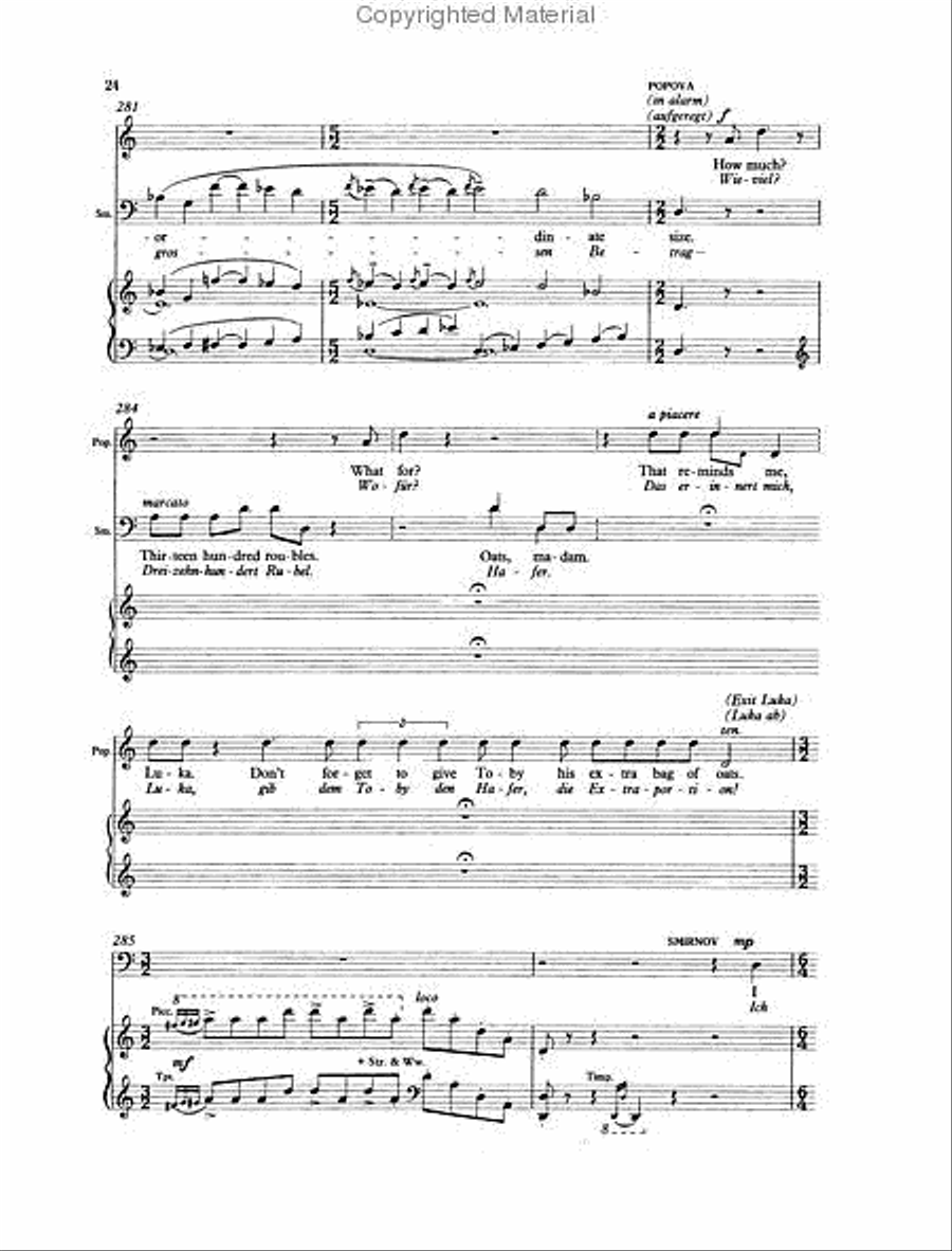 The Bear The Bear Bassoon scores gallery preview page 3
