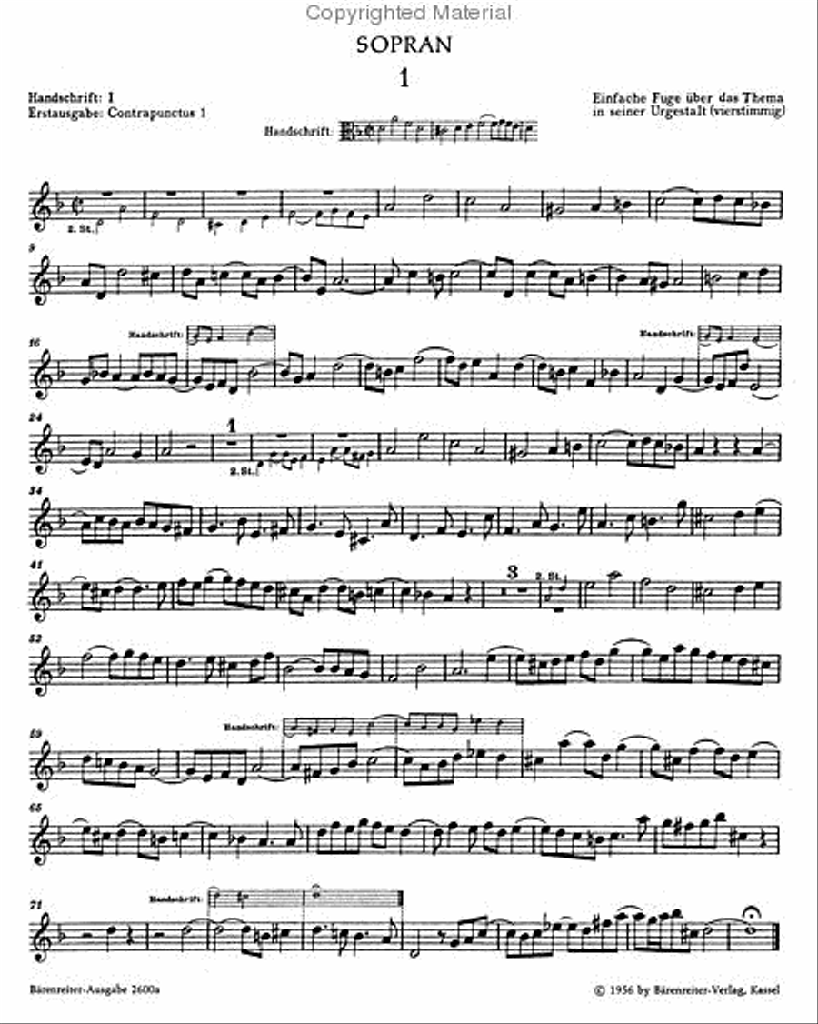 The Art of Fugue, BWV 1080 Viola scores gallery preview page 2