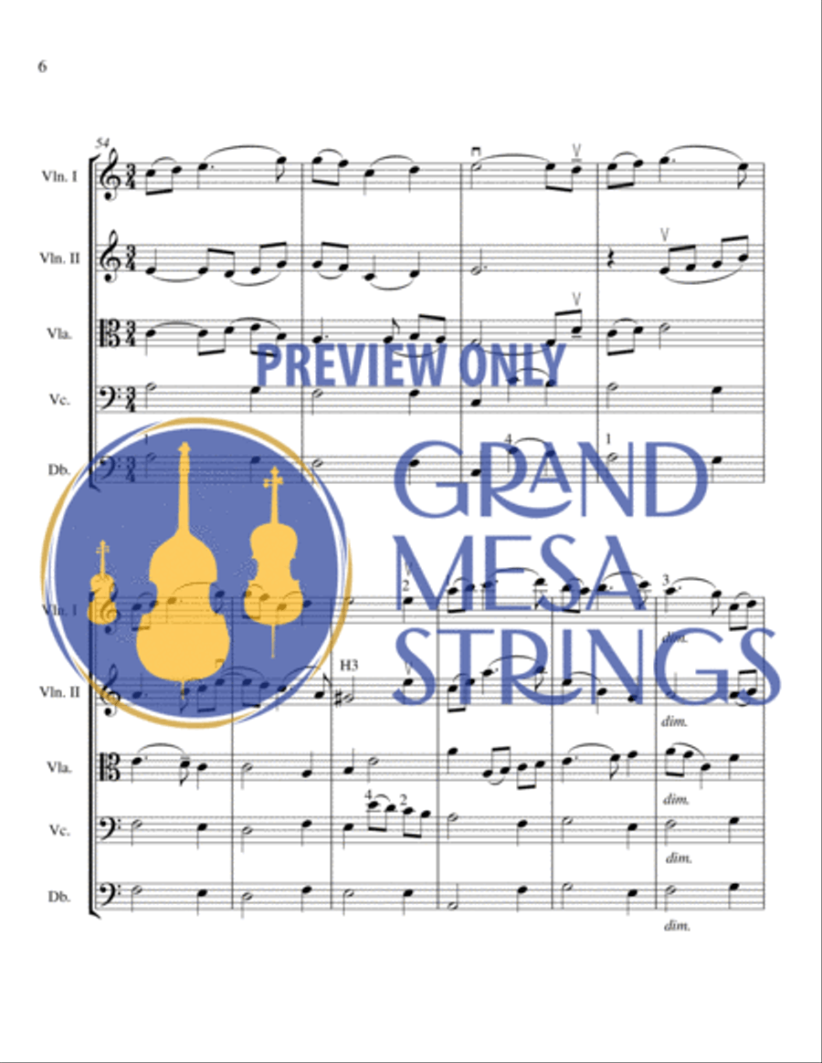 A Little Quiet Music String Orchestra scores gallery preview page 7