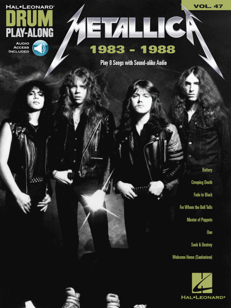 Metallica: 1983-1988 (Drum Play-Along Volume 47)