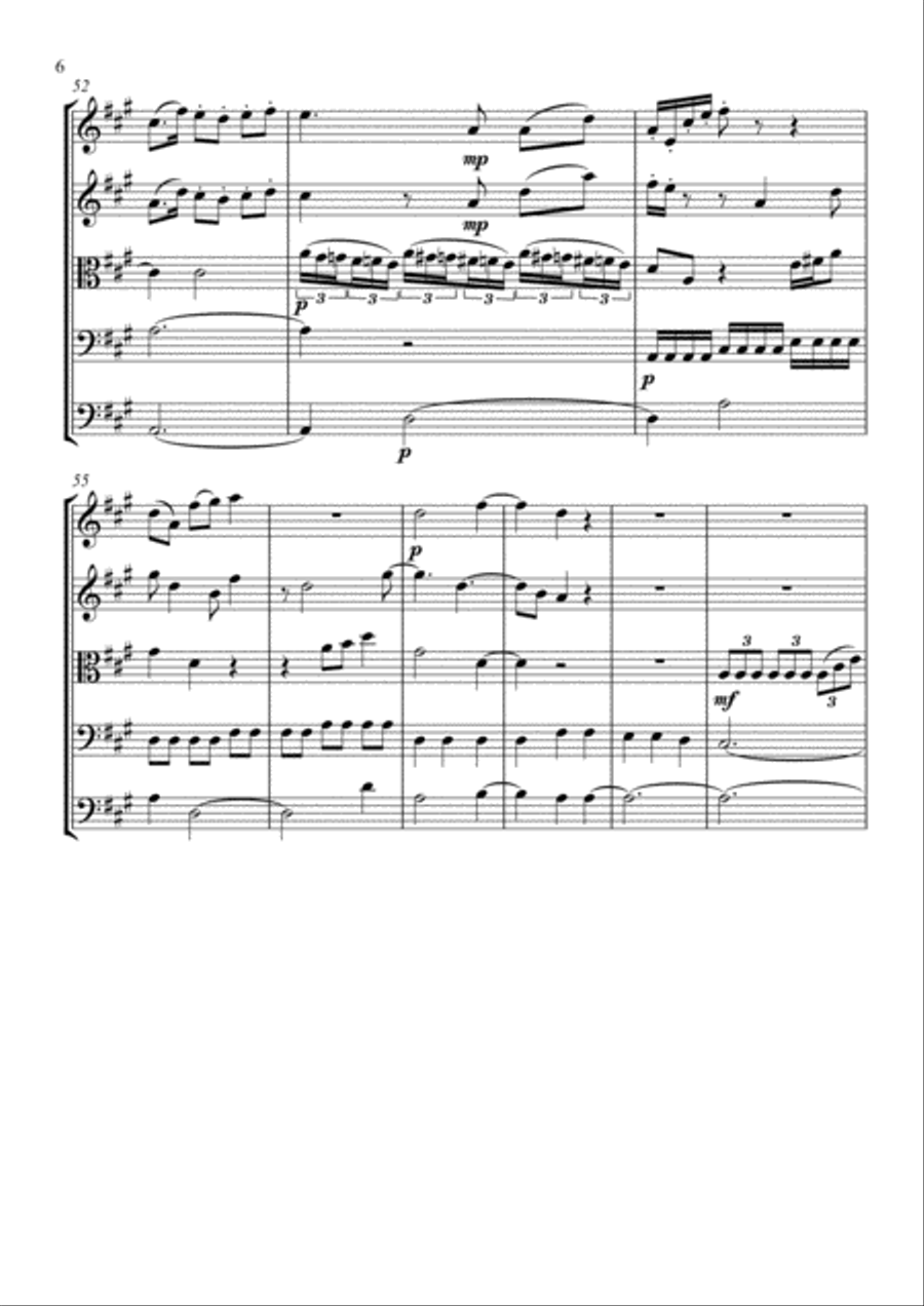 Falling from the Sky String Orchestra scores gallery preview page 6