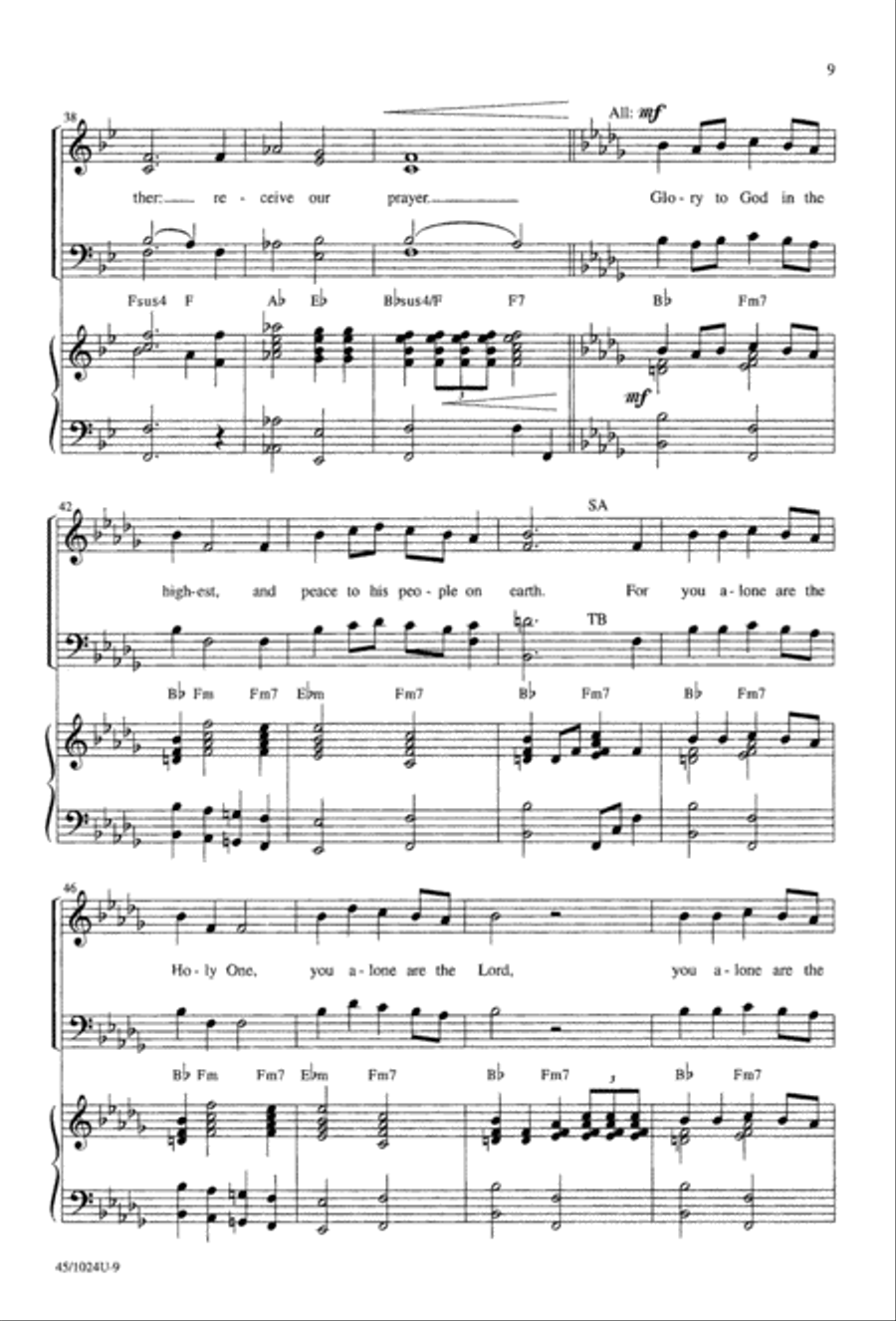 Mass of Compassion Mass of Compassion 4-Part scores gallery preview page 9