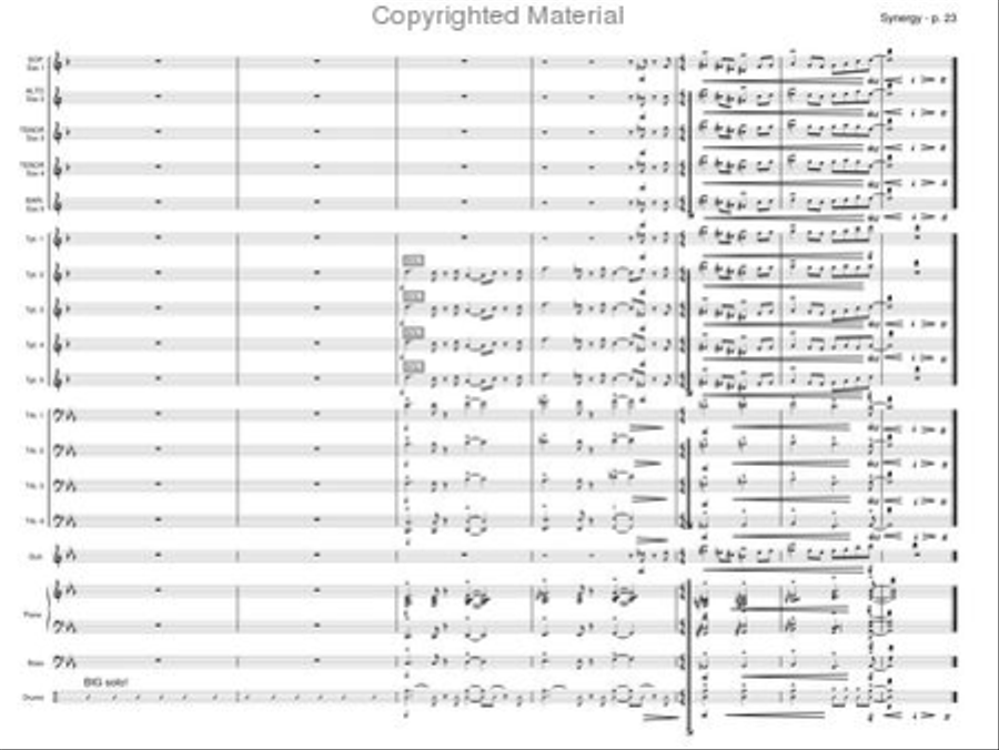 Synergy Synergy Jazz Ensemble scores gallery preview page 22