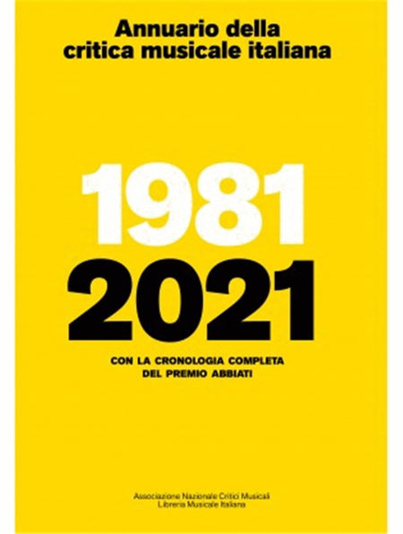 Annuario della critica musicale italiana 2021