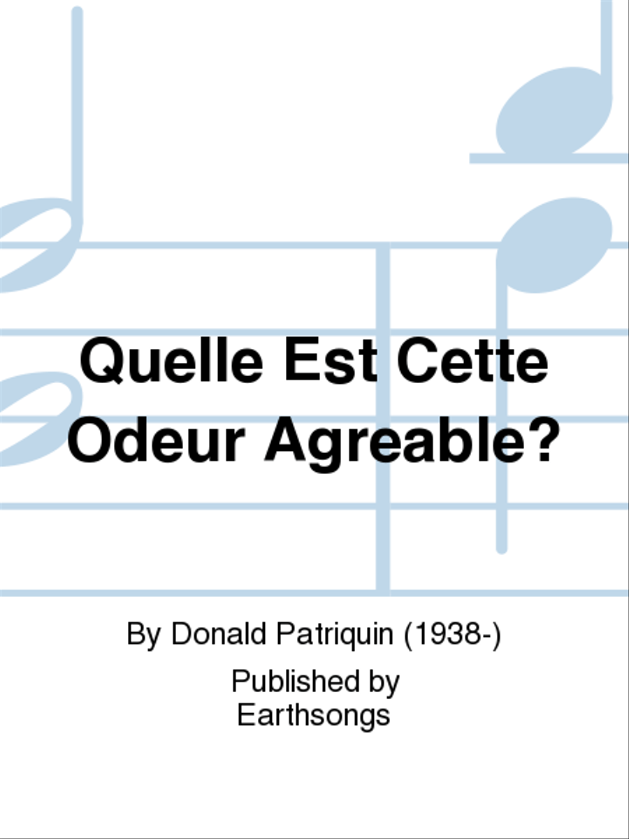 quelle est cette odeur agreable? SSATBB scores gallery preview page 1