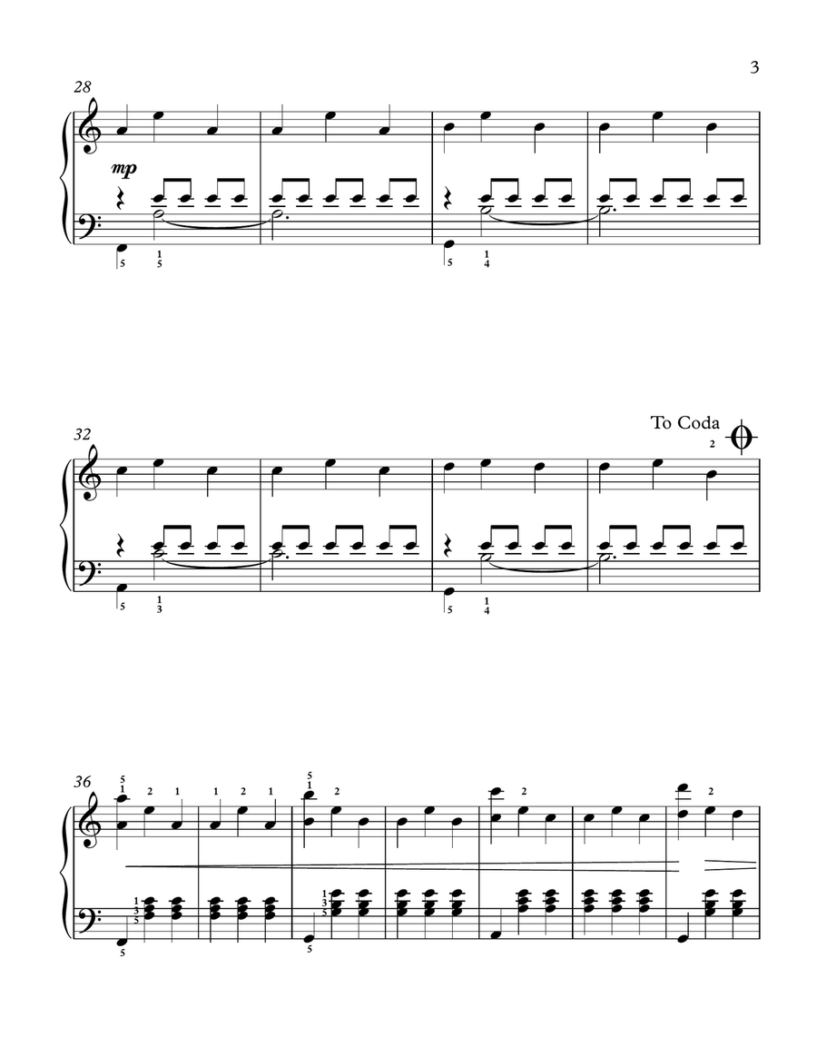 Interstellar Piano Solo scores gallery preview page 3