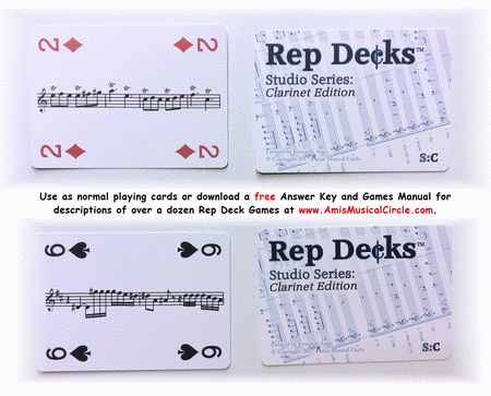 Rep Decks Studio Series: Clarinet Edition