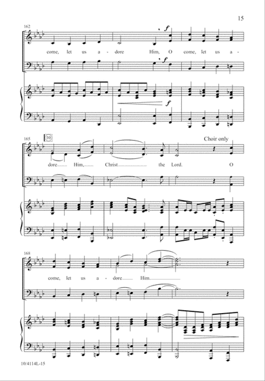 Christmas Day in the Morning 3-Part scores gallery preview page 15