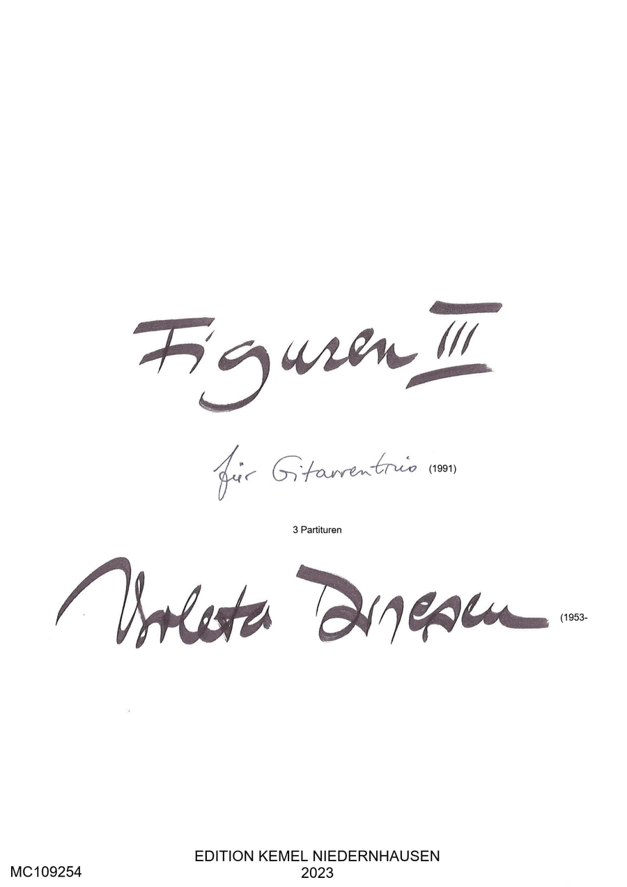 Figuren III Guitar scores gallery preview page 1