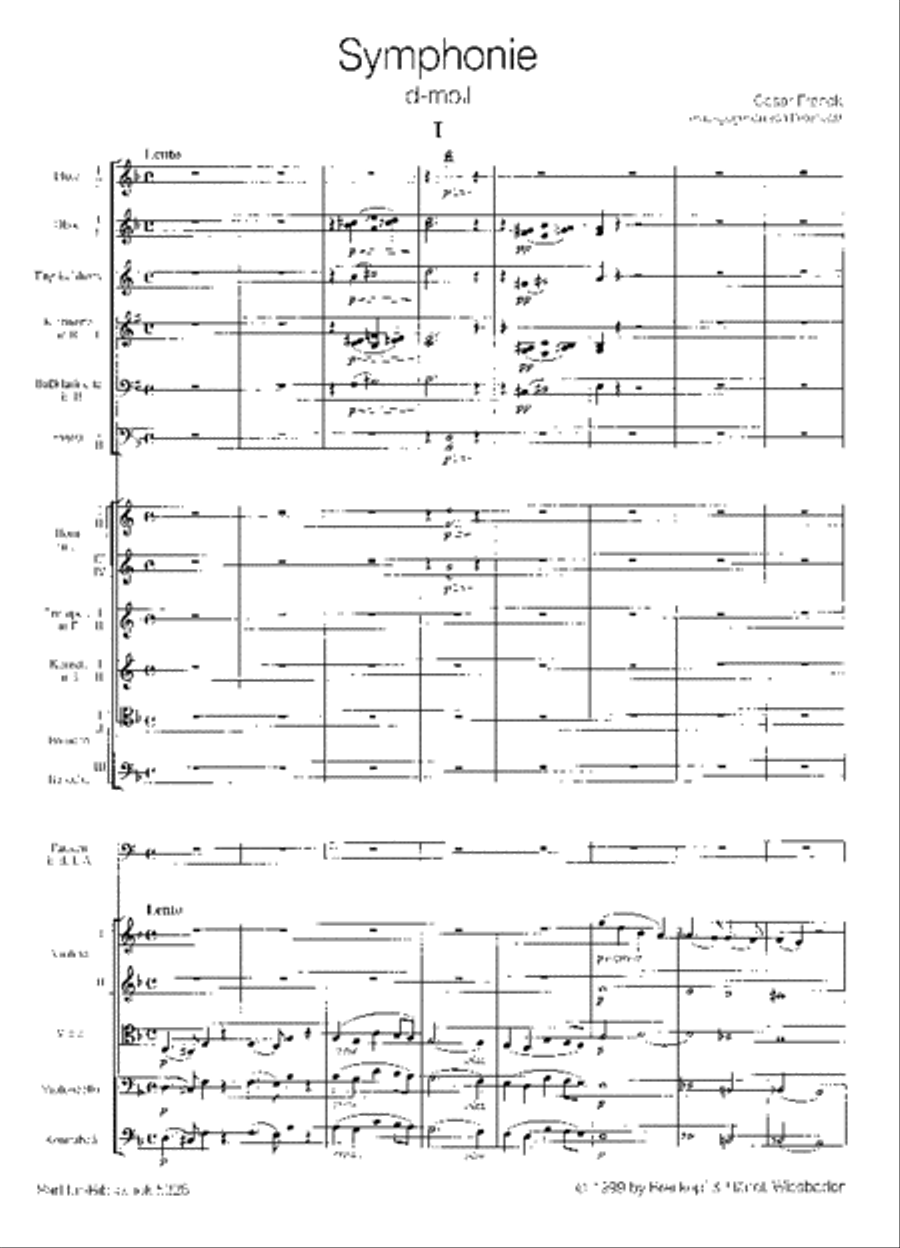 Symphony in D minor Orchestra scores gallery preview page 2