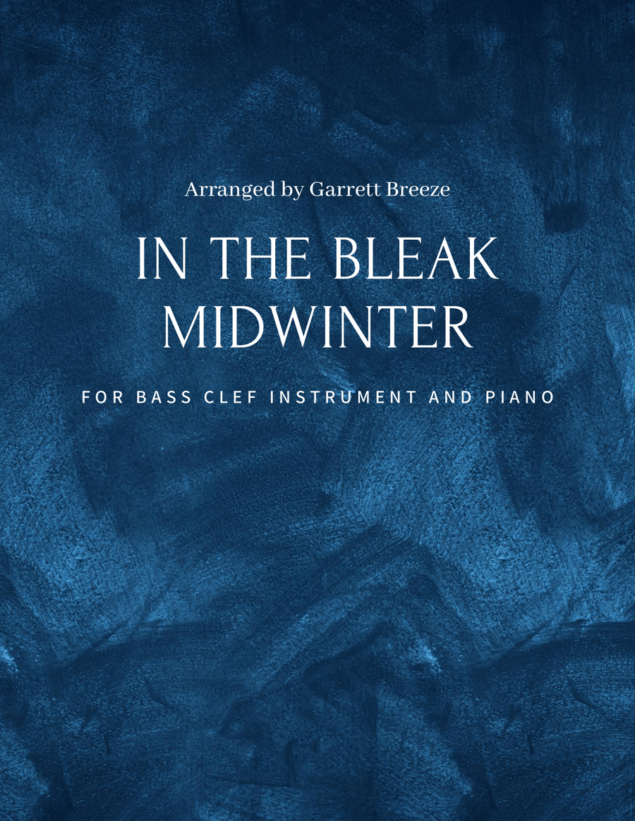In the Bleak Midwinter (Solo Euphonium & Piano) Euphonium scores gallery preview page 1
