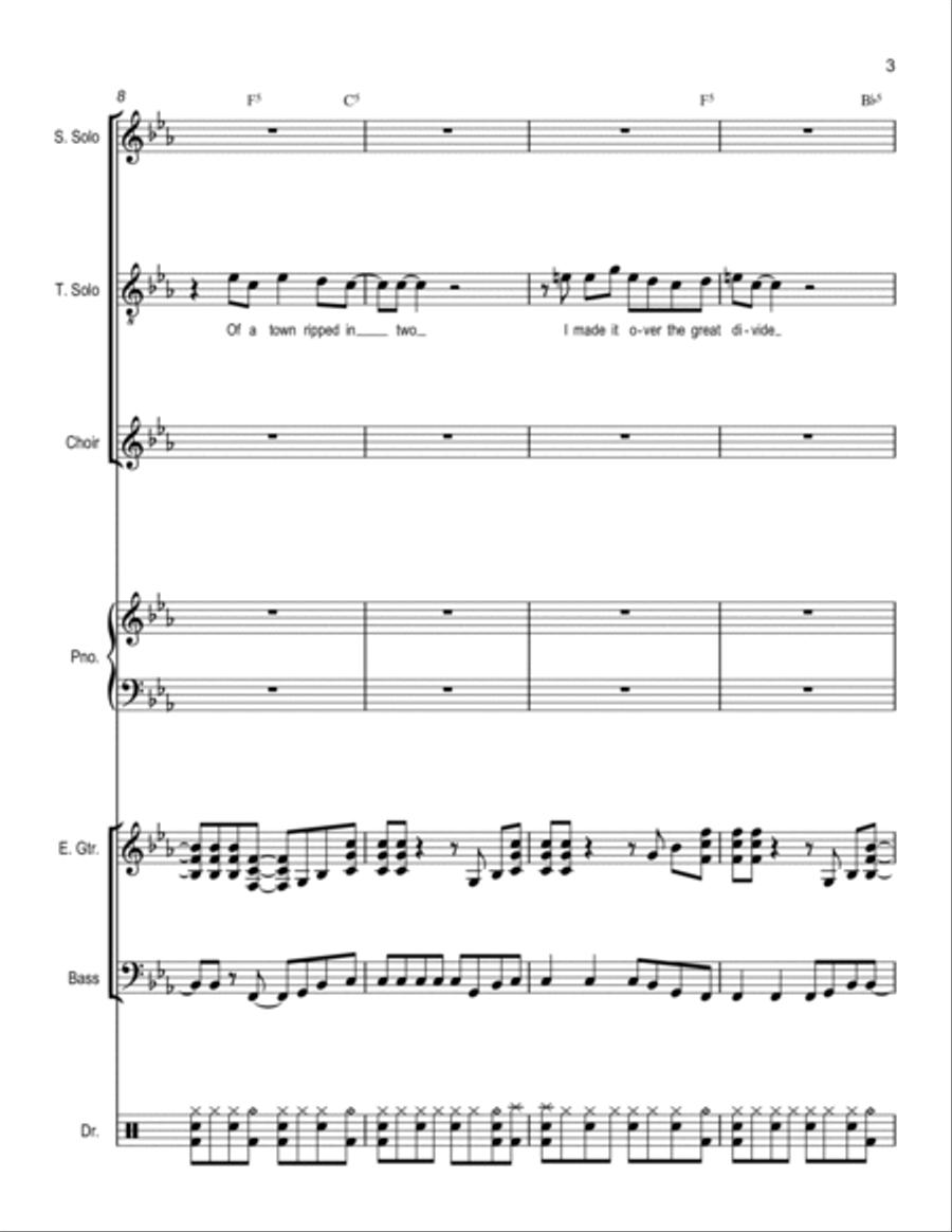 Tear Me Down Tear Me Down Piano, Vocal, Guitar scores gallery preview page 3