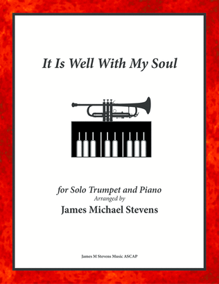 Book cover for It Is Well With My Soul - Trumpet Solo, Piano, & Organ