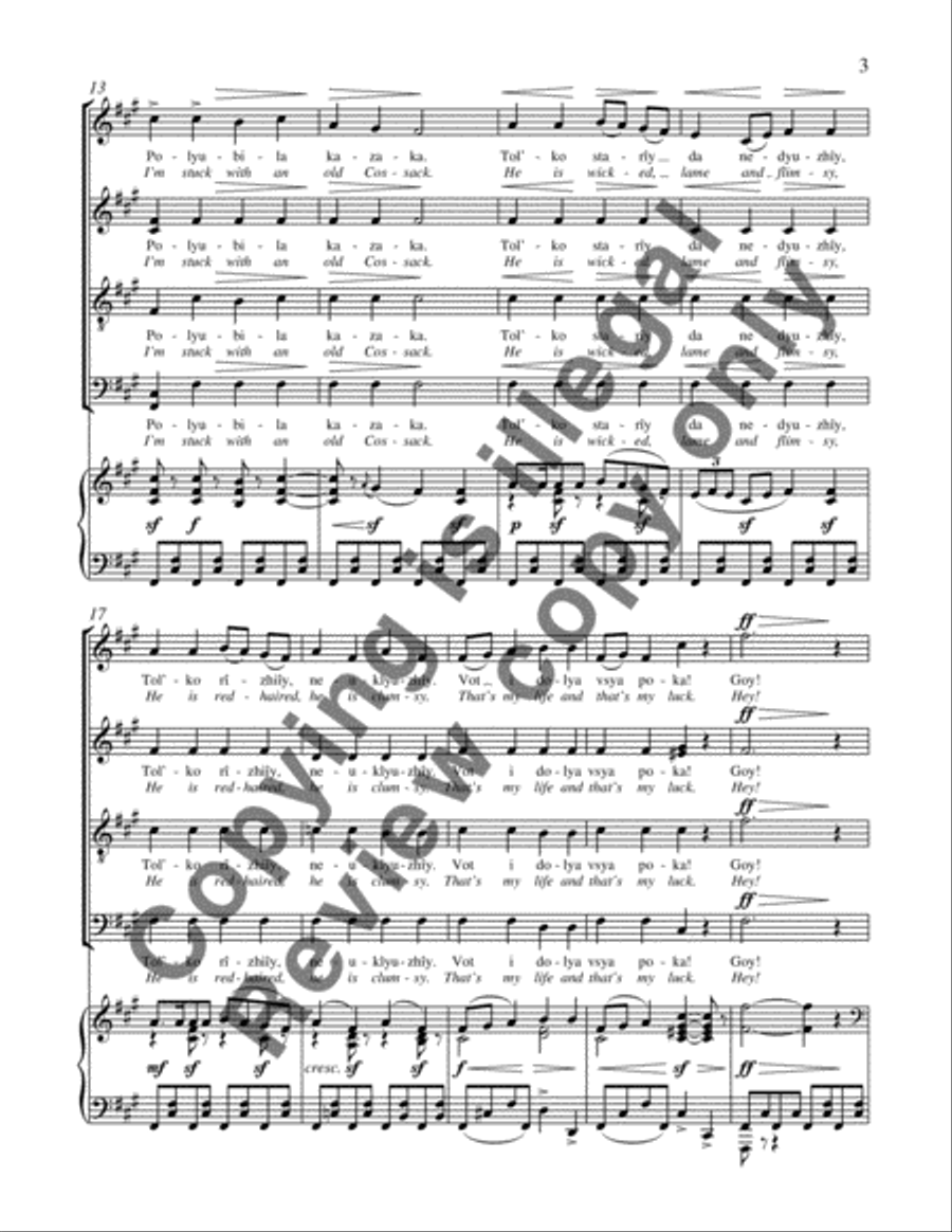 Gopak 4-Part scores gallery preview page 11