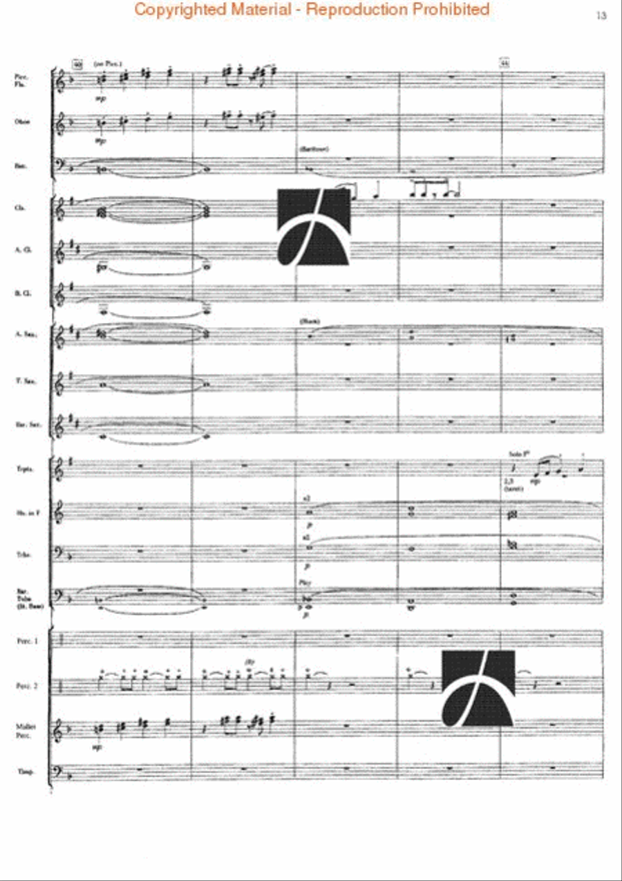 Jericho Jericho Concert Band scores gallery preview page 10
